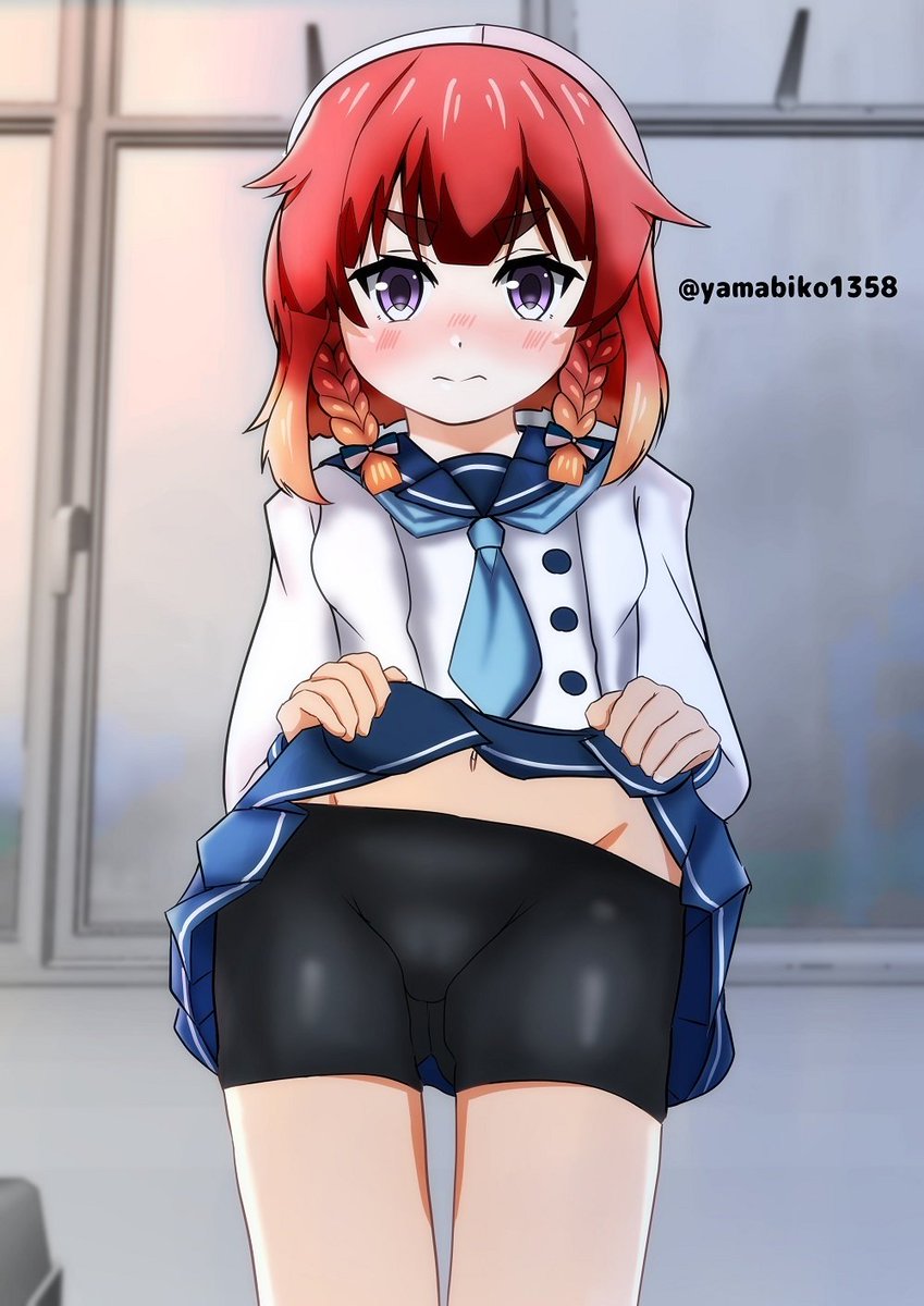 艦これ「択捉のスパッツ直履き#艦これ版深夜の真剣お絵描き60分一本勝負#艦これ版真剣お絵」|ヤマビコ🔰シャドバン中😭のイラスト