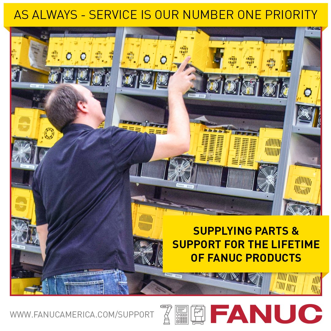 ⚙️⏳Time to work smarter and not harder in 2023!
Protect your #productivity and maximize uptime with #FANUC America #Service &amp; Support Services.

✔️Factory certified engineers
✔️FANUC genuine parts

🔗Learn more and schedule TODAY >> fanucamerica.com/support 
#cnc #mfg #robots