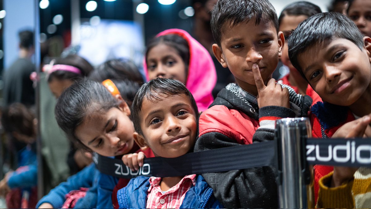 FoundationUci's tweet photo. On the occasion of New Year &amp; Republic Day, about 70 students of #AnantVidya were taken out for a wonderful shopping experience at Zudio,Tezpur
AV is an initiative of UCI wherein around 80 unprivileged kids are provided free education (1/2) 
@pallablochandas 
@DCSonitpur https://t.co/Fv1k8WLwzv