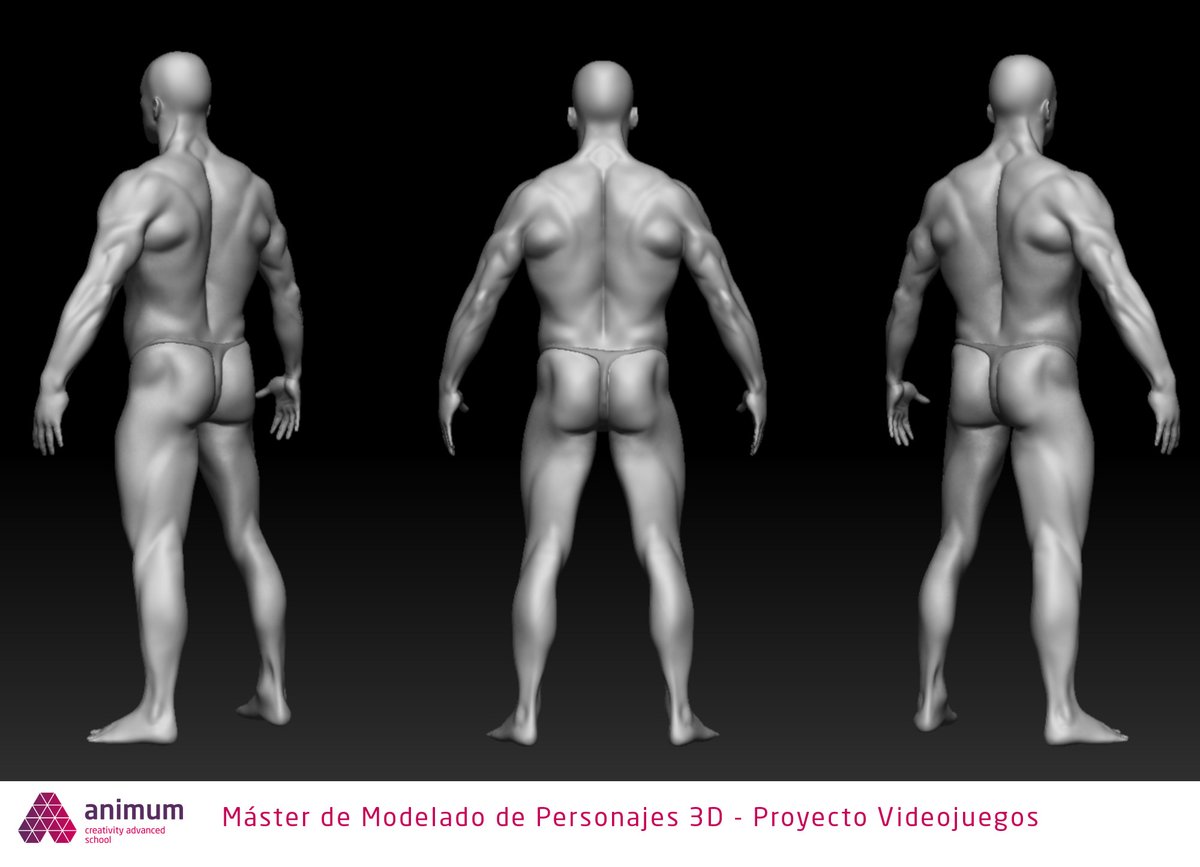 3dEryth's tweet photo. Study of Human Anatomy at @animum3d 

#3DArt #3D #Maya #Zbrush #3Dsculpt https://t.co/6YRe62Okaw