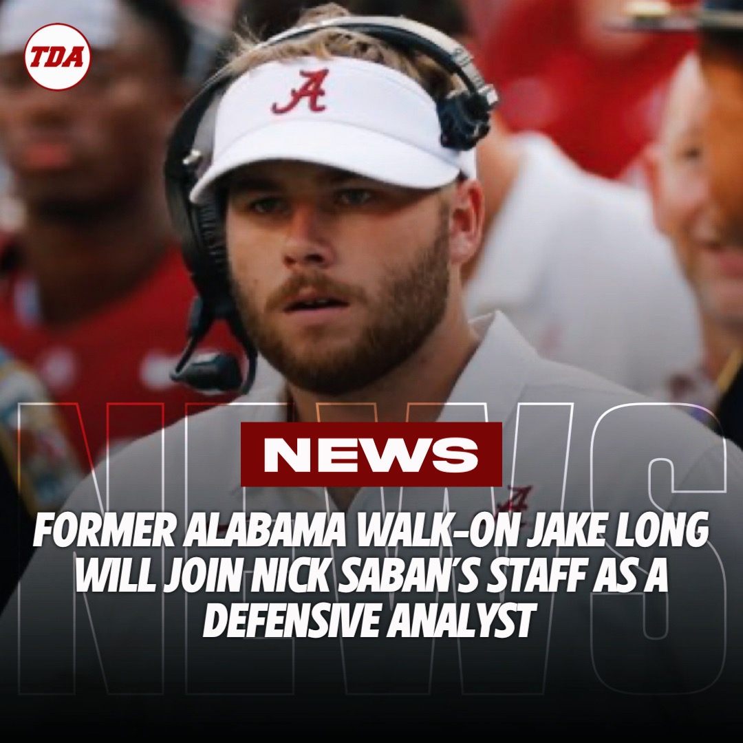 TDAlabamaMag's tweet image. Former Alabama walk-on Jake Long to join Nick Saban's staff as a defensive analyst.