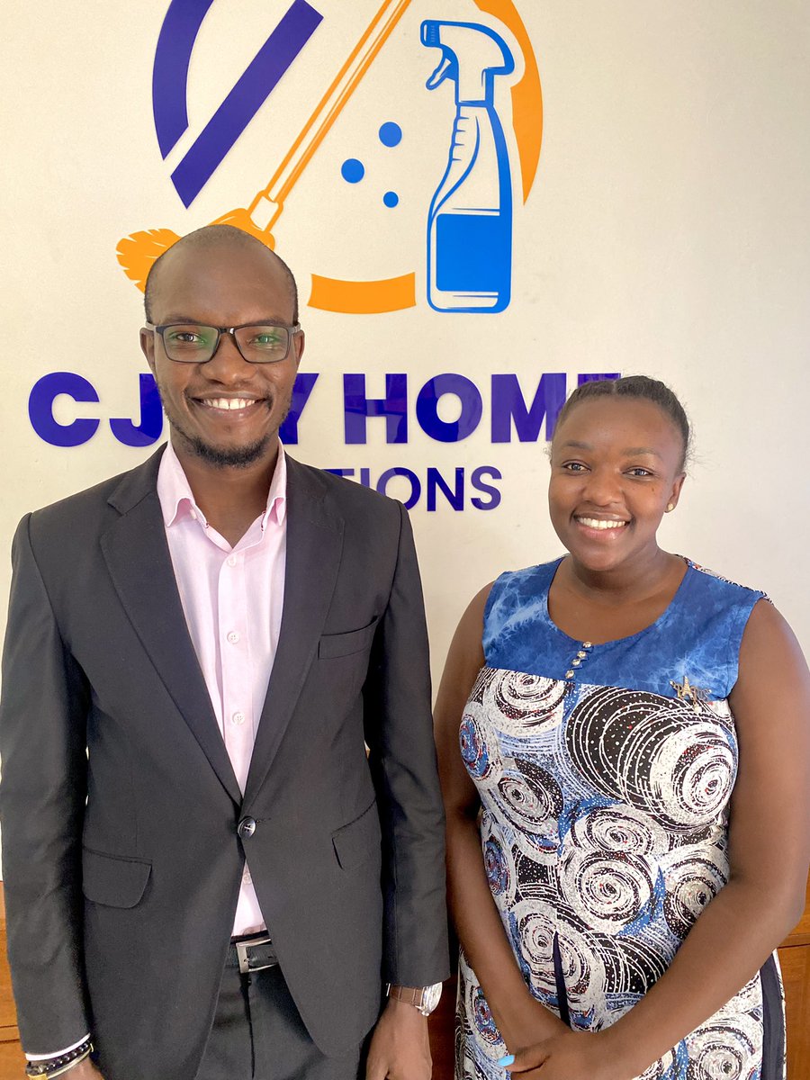 Sundays are for catching up with young brilliant minds. 
Thank you <a href="/Emolot_AD/">Emolot Allan David</a> for visiting our offices. 
Cjay Home Solutions definitely benefits a lot from your intellect.