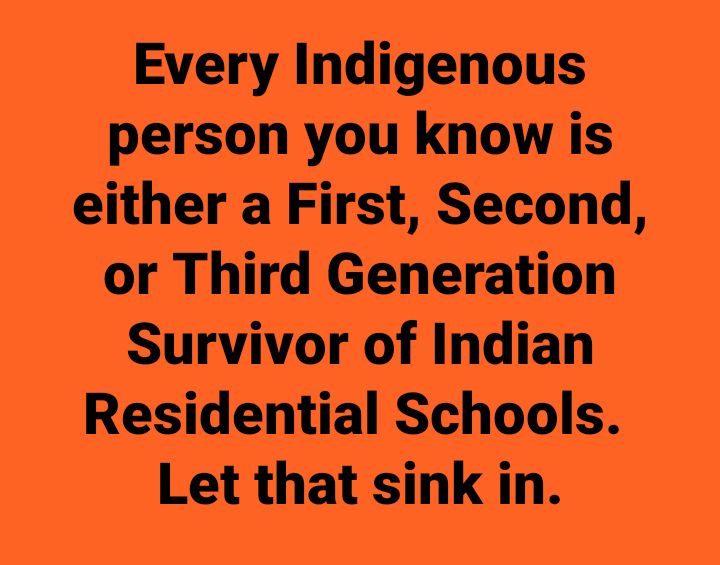 I am 1st generation who Never went to a Boarding School. Boarding Schools still exist today With Indigenous children in them! Let that sink in! 
#everychildmatters 🧡
#boardingschools 
#taxthechurches