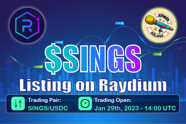 Singer Solana Token ($SINGS) - Airdrop is live! tweet media