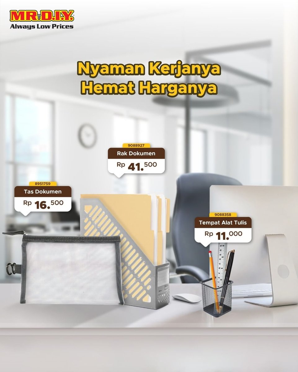 SouthCityID's tweet photo. Bekerja lebih nyaman dengan pilihan perlengkapan kantor yang efisien dan berkualitas dari https://t.co/zBDlKZ4chy https://t.co/A81990UG3K