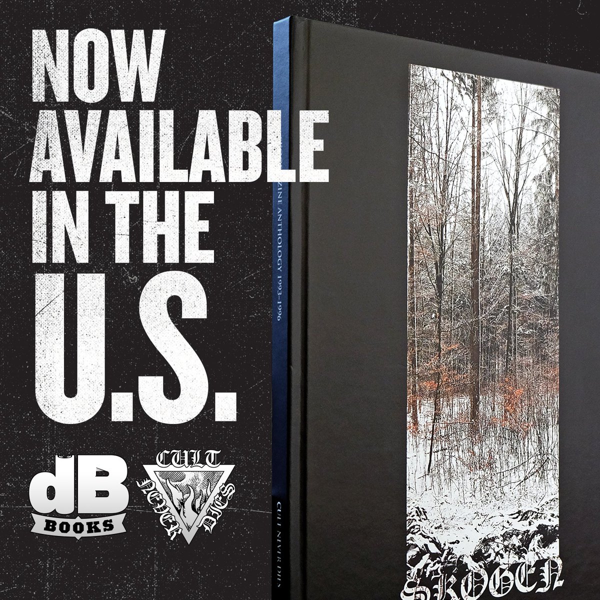 dbmagazine's tweet photo. Decibel has partnered with @cultneverdies to become the U.S.'s exclusive retailer of their essential metal books. Avoid crushing international shipping fees, and score a copy of the "Skogen Zine Anthology 1993-1996." #Skogen #Skogenzine #MetalBooks
https://t.co/Wy3PRbrFMO https://t.co/U1homopSYA