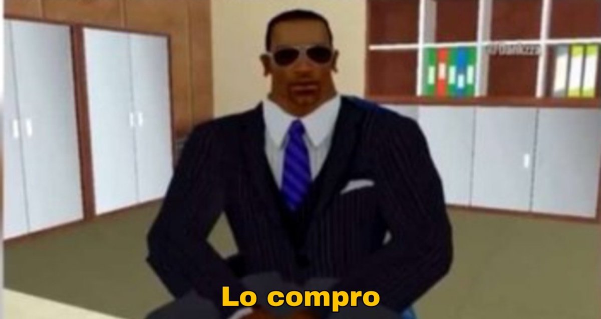 Yo cuando veo algo extramadamente caro, inutil e innecesario que me va a desestabilizar economicamente por varios meses.