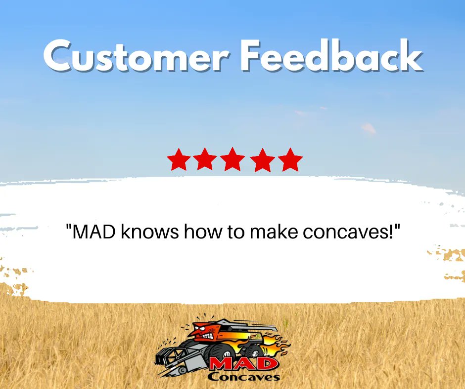 Spotted: A short and sweet review that really tells you all that you need to know 😉 
⭐️ ⭐️ ⭐️ ⭐️ ⭐️

buff.ly/3ibXNBn

#testimonial #review #concaves #harvest #CdnAg