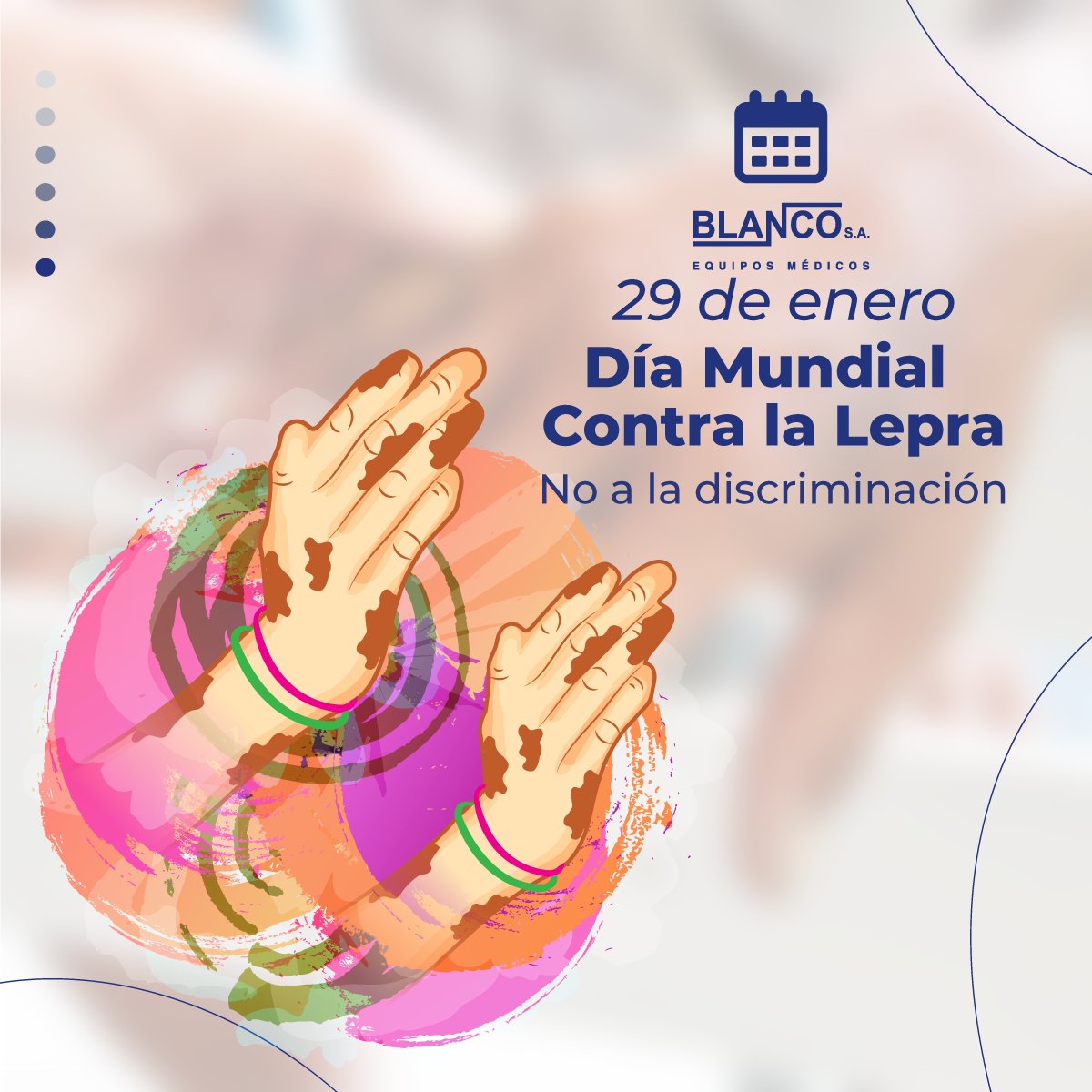 BlancoEquipos's tweet photo. La lepra es una enfermedad infecciosa 🧫 causada por una bacteria que afecta a la piel y a los nervios periféricos, las mucosas de las vías respiratorias y los ojos, es curable si se detecta a tiempo, por eso ante cualquier sospecha acude a tu médico y ¡trátala a tiempo! 🩺👩🏻⚕️ https://t.co/36tbe1xqgH