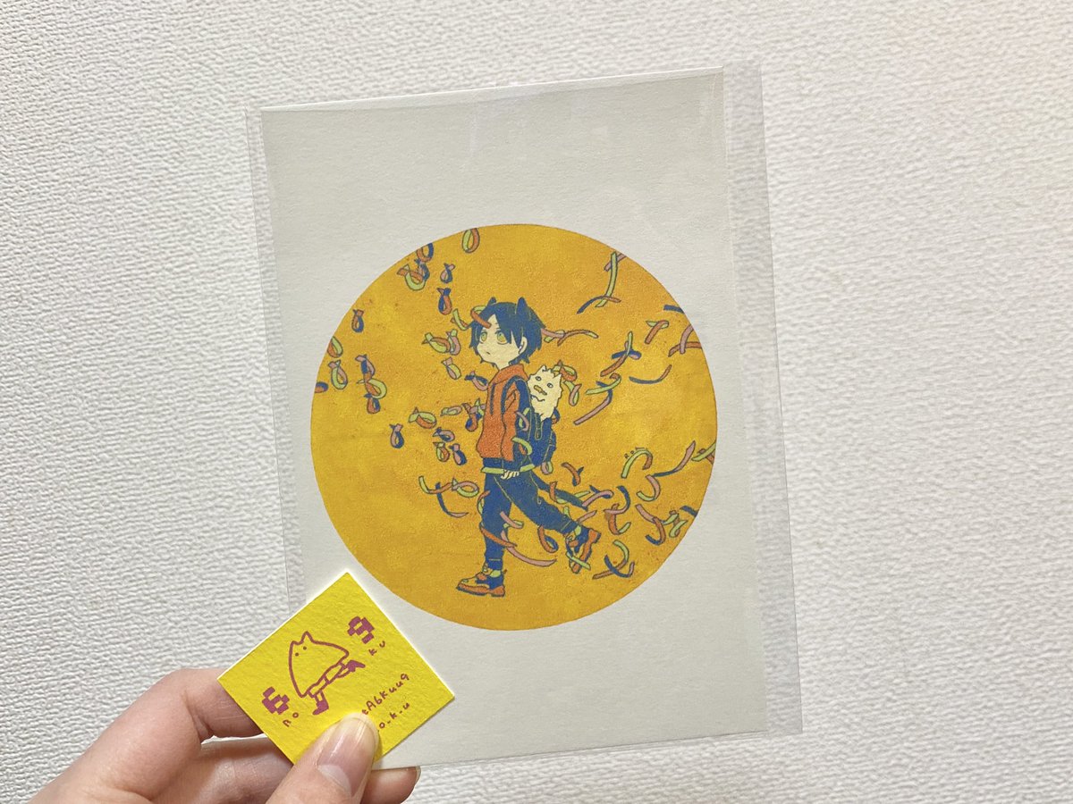 cyrus_handmade_'s tweet photo. 69(@KtitA6Kuu9)さん作のお迎え品
カセット風イラスト全部可愛すぎてどれにするかめっちゃ悩んだ( ;꒳​;  )
個展は日程が合わなくて見に行けなかったけどまだ作品が残ってて良かった(*◜௰◝*) https://t.co/S9ThosAIti