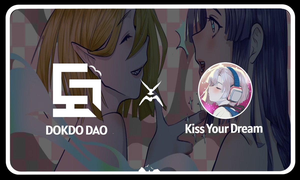 [DOKDO x Kiss Your Dream NFT]

🎁Kiss Your Dream WL x 3

1️⃣ Follow
<a href="/DOKDODAO/">DOKDO DAO</a>
<a href="/SSsarisari/">함가재공 | Together</a>
@KissUrDream 

2️⃣ LK l RT l TAG 3 Friends

3️⃣ If you want to get more benefit
alphabot.app/kissyourdream-…

⏳~2/1 13:00 (KST) 

#NFT #Giveaway