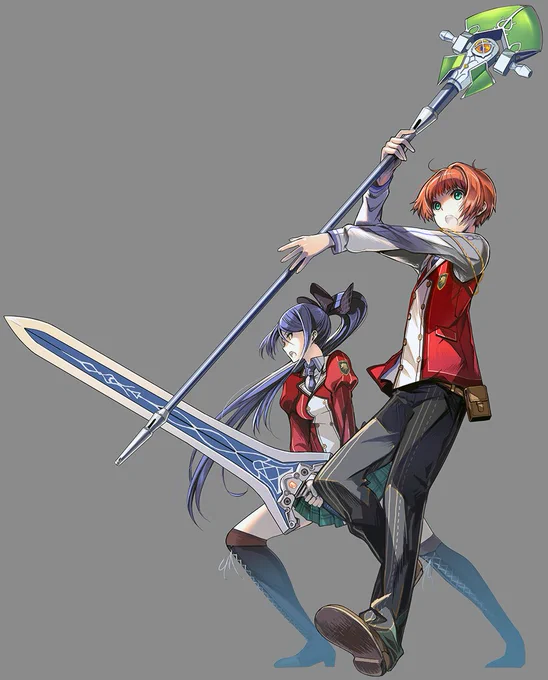 ①巻カバーのイラストです#閃の軌跡 #閃の軌跡NW ◇kindle英雄伝説 閃の軌跡 1 (ファルコムBOOKS)  