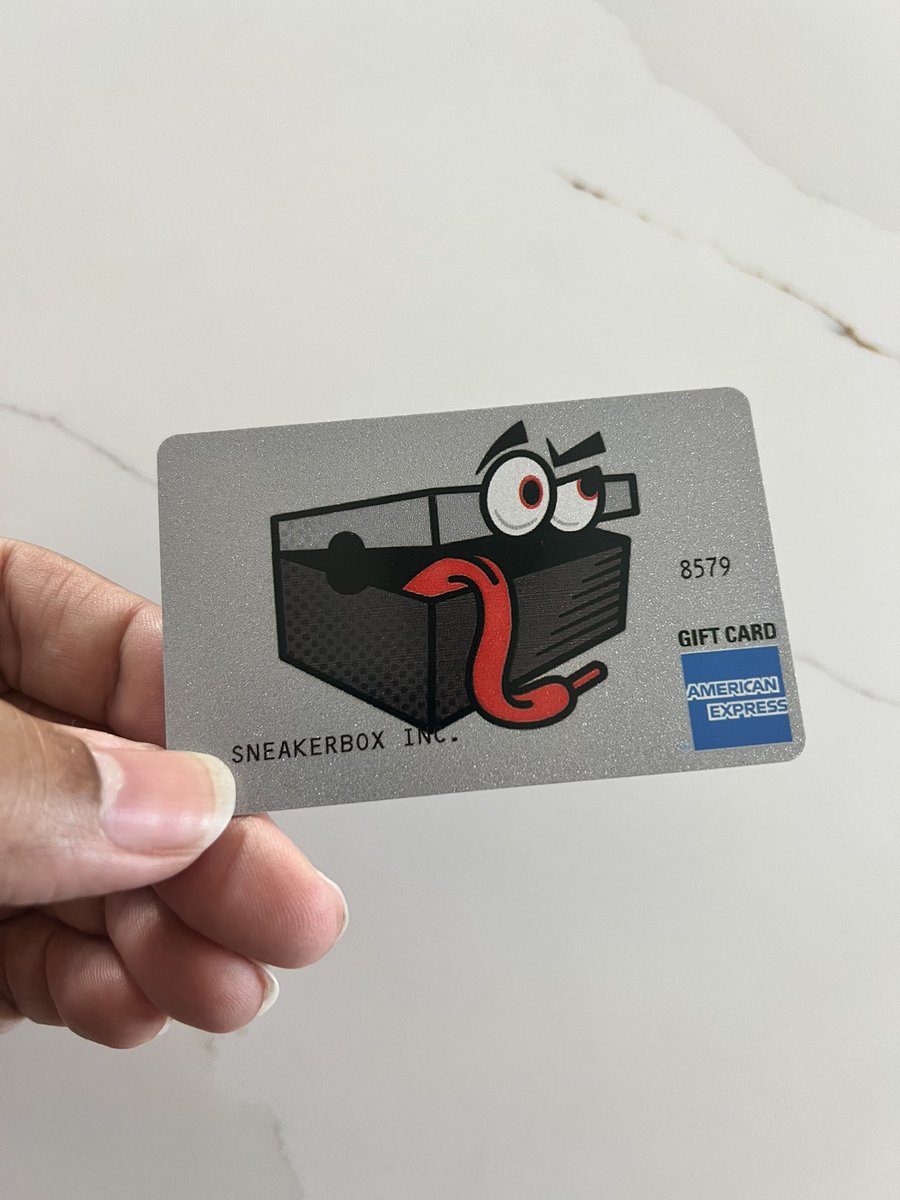 sneakerboxClyde's tweet photo. Sneakerbox® | AMEX gift cards. Soon. https://t.co/logh2jjiFn
