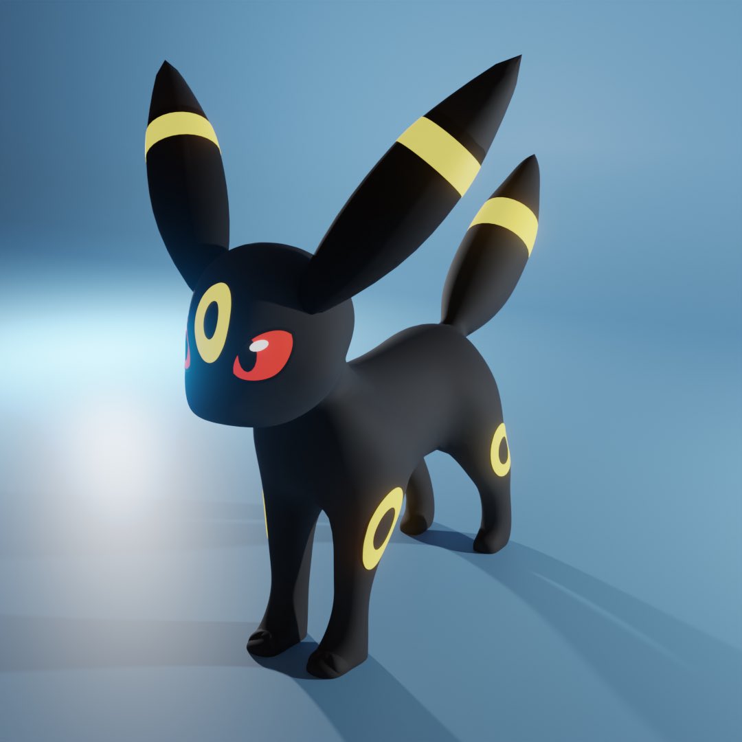 sakitask's tweet photo. ポケモンのブラッキー！
今回はシーンも作ってみました✨

#blender初心者 #blender #b3d #3DCG #ポケモン https://t.co/8rLVlwcmsp