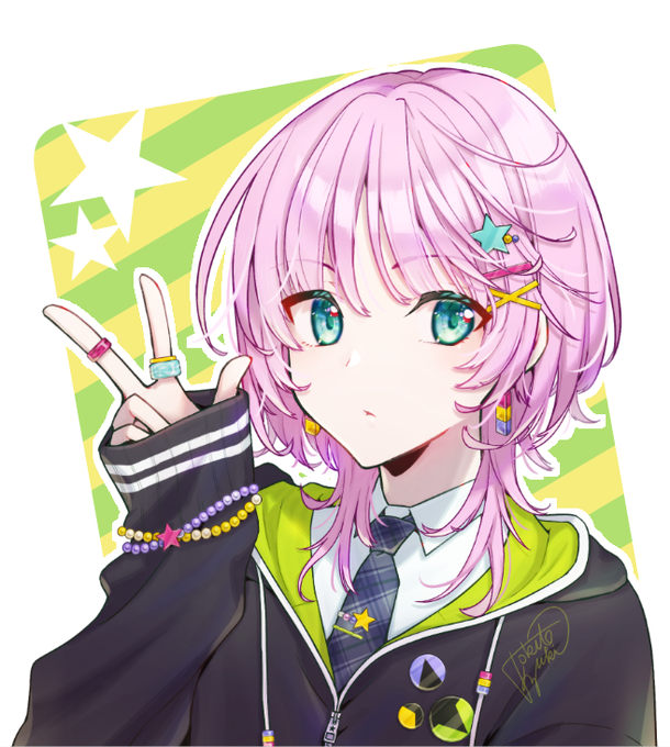 #イラストを1枚貼るとバッチリ缶バッジが抽選で缶バッジにして届けてくれるらしい 