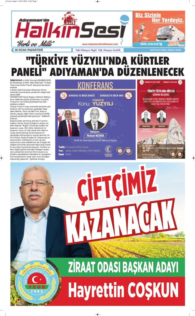 MetinerBasin's tweet photo. Şimdiden teşekkürler Adıyaman medyamızın yüz akı Halkın Sesi gazetemiz…

Can kardeşim Zübeyir Pektaş… https://t.co/wVBK2kSHYT