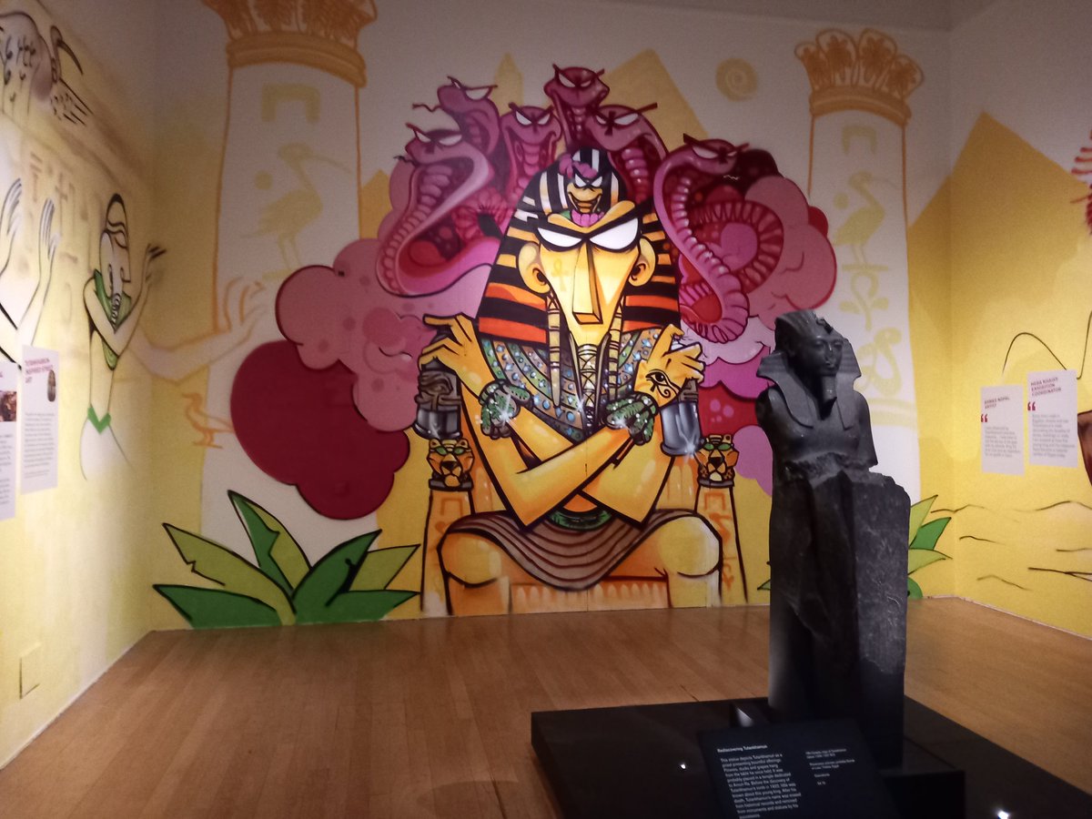 Beautiful artwork from Ahmed Nofal here at the British Museum.