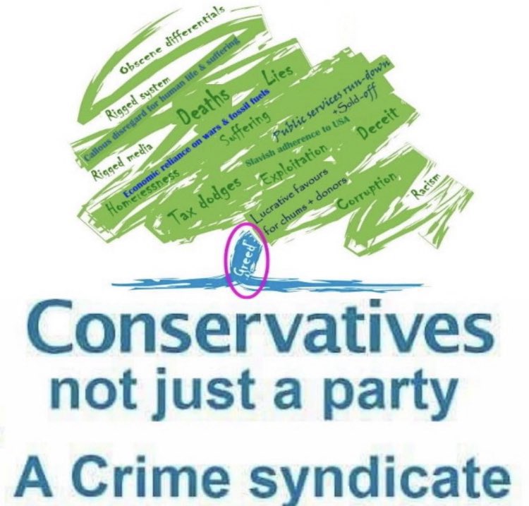 josephinewell19's tweet image. #SackJohnson the profiteering Warmonger #SackZahawi the Fraudster #SackRaab the Bully threatening the Rule of Law #SackCoffey the Polluter. In fact re his vaccine shareholdings, might it be possible for Sunak to sack himself. #ToryCriminalsUnfitToGovern #SunakOut96 #ToriesOut206