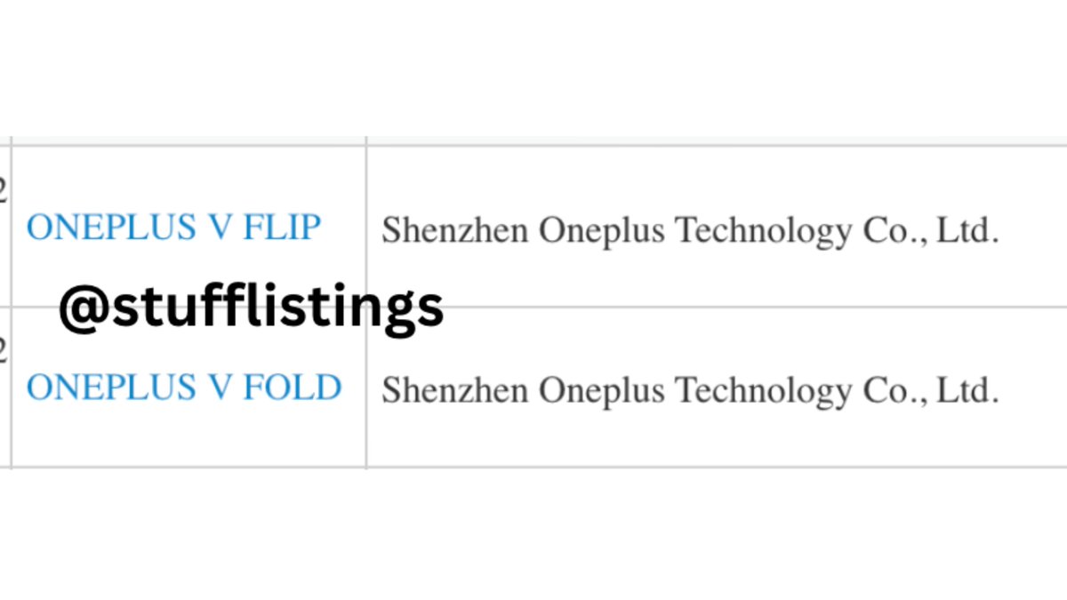 TechDocterz's tweet photo. OnePlus V Fold and OnePlus V Flip monikers have been trademarked by the brand.
Internal testing of (at least) one of these has begun in several regions, including Europe.
Via -> @stufflistings
#OnePlus #OnePlusVFlip #OnePlusVFold #android https://t.co/ihFxvOKuPO