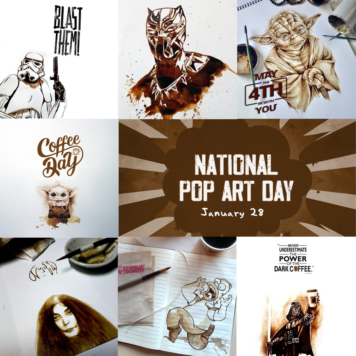 anghelserye's tweet photo. National ( Coffee ) Pop Art Day
#popart #nationalpopartday #coffeeart #coffeepop #CoffeeTime #Coffee https://t.co/zlmlw3Q78k
