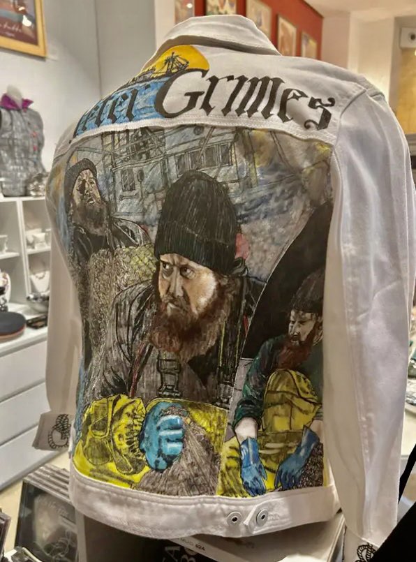 David Benedict 🏳️🌈🕎 (@eggsbened) on Twitter photo Composer Julian Grant has alerted me to this new <a href="/MetOpera/">Metropolitan Opera</a> merchandise: a Peter Grimes jeans jacket. Now pondering my own lines:
–Pelleas et Melisande hair conditioner
–Eugene Onegin writing paper
–La boheme cough mixture
–Lucia di Lammermoor kitchen knives
Other ideas welcomed. Composer Julian Grant has alerted me to this new <a href="/MetOpera/">Metropolitan Opera</a> merchandise: a Peter Grimes jeans jacket. Now pondering my own lines:
–Pelleas et Melisande hair conditioner
–Eugene Onegin writing paper
–La boheme cough mixture
–Lucia di Lammermoor kitchen knives
Other ideas welcomed.