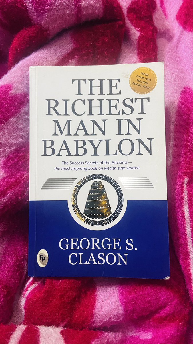 stopitatika's tweet photo. The goal is to read all the books available on money. Finished this one. Really good, insightful and practical too. Definitely recommend to everyone. 

#BookTwitter #therichestmaninbabylon https://t.co/dnVODdafnW