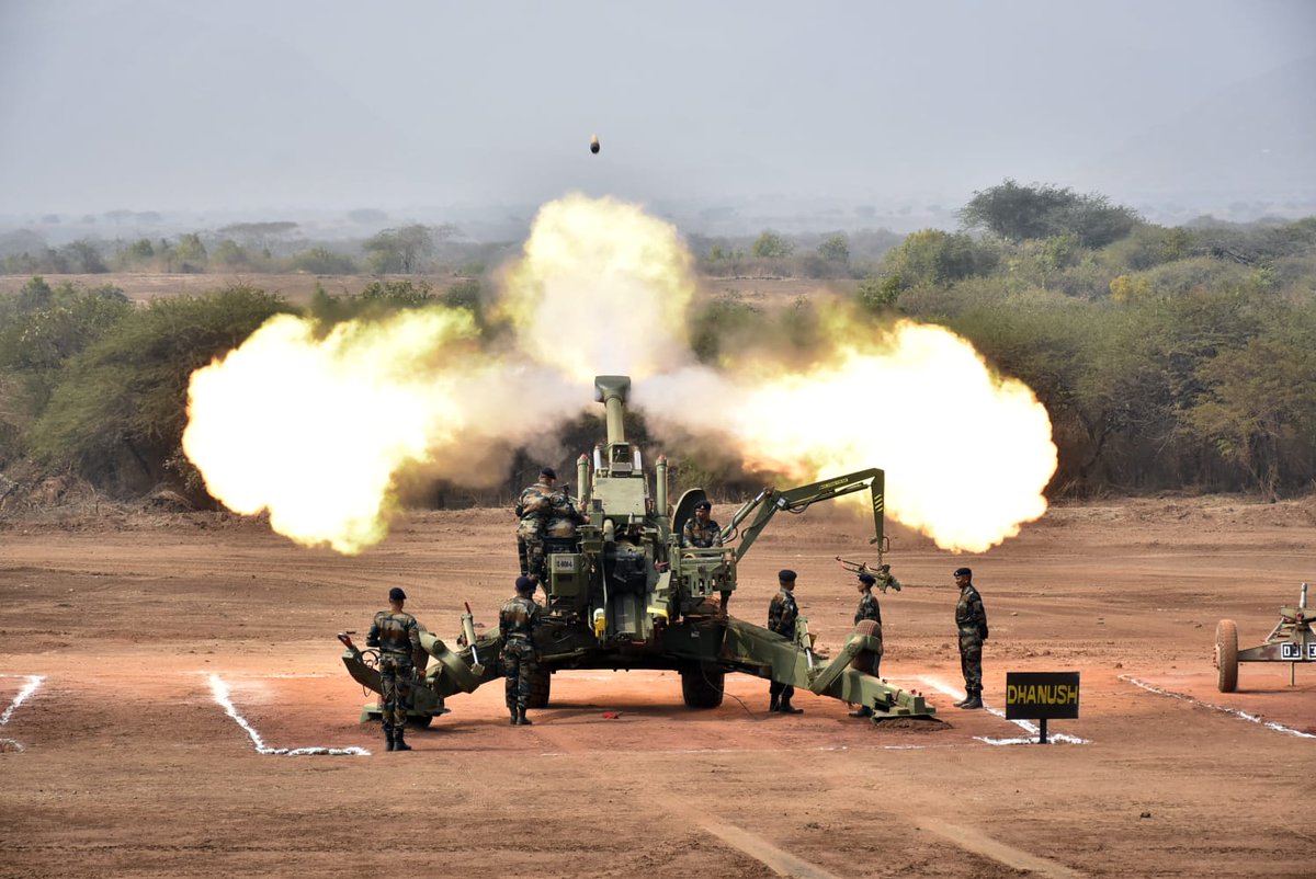 artrac_ia's tweet photo. #ExTOPCHI
The event highlighted the impressive capability demonstration of indigenously manufactured Artillery Guns, Rockets and Surveillance equipment
#SchoolofArtillery
#AatmnirbharBharat
#ARTRAC
@adgpi https://t.co/q3m8i2Lo5m
