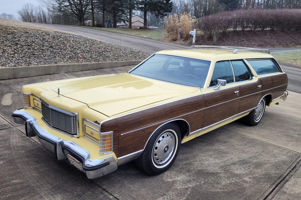 Now live at BaT Auctions: 1975 Mercury Colony Park Wagon. bringatrailer.com/listing/1975-m…