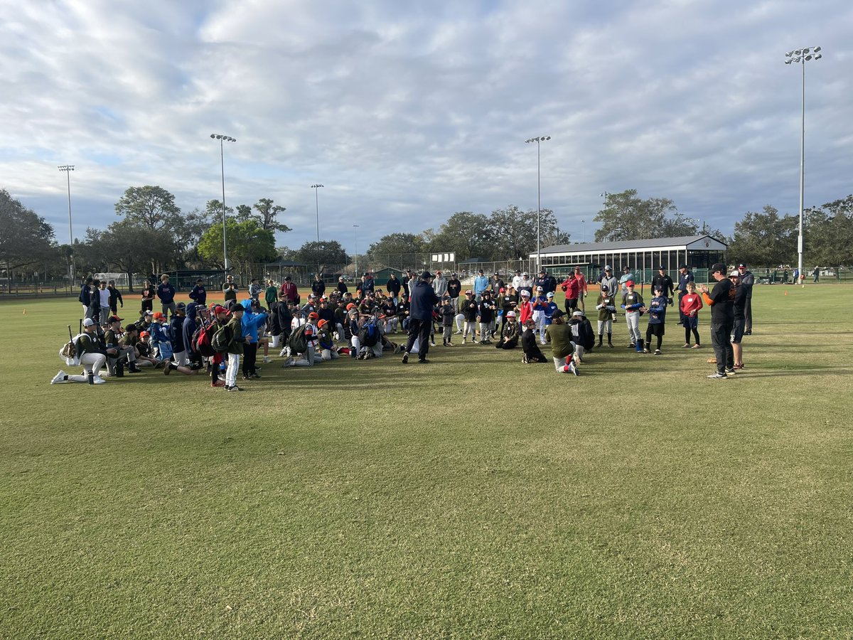 Thank you to all 100+ kids that attended our camp yesterday! Incredible partnership with Fellowship of Christian Athletes to help make this happen free for everyone. shout out to the two incredible speakers we had volunteering their time yesterday as well! #biggerthanbaseball