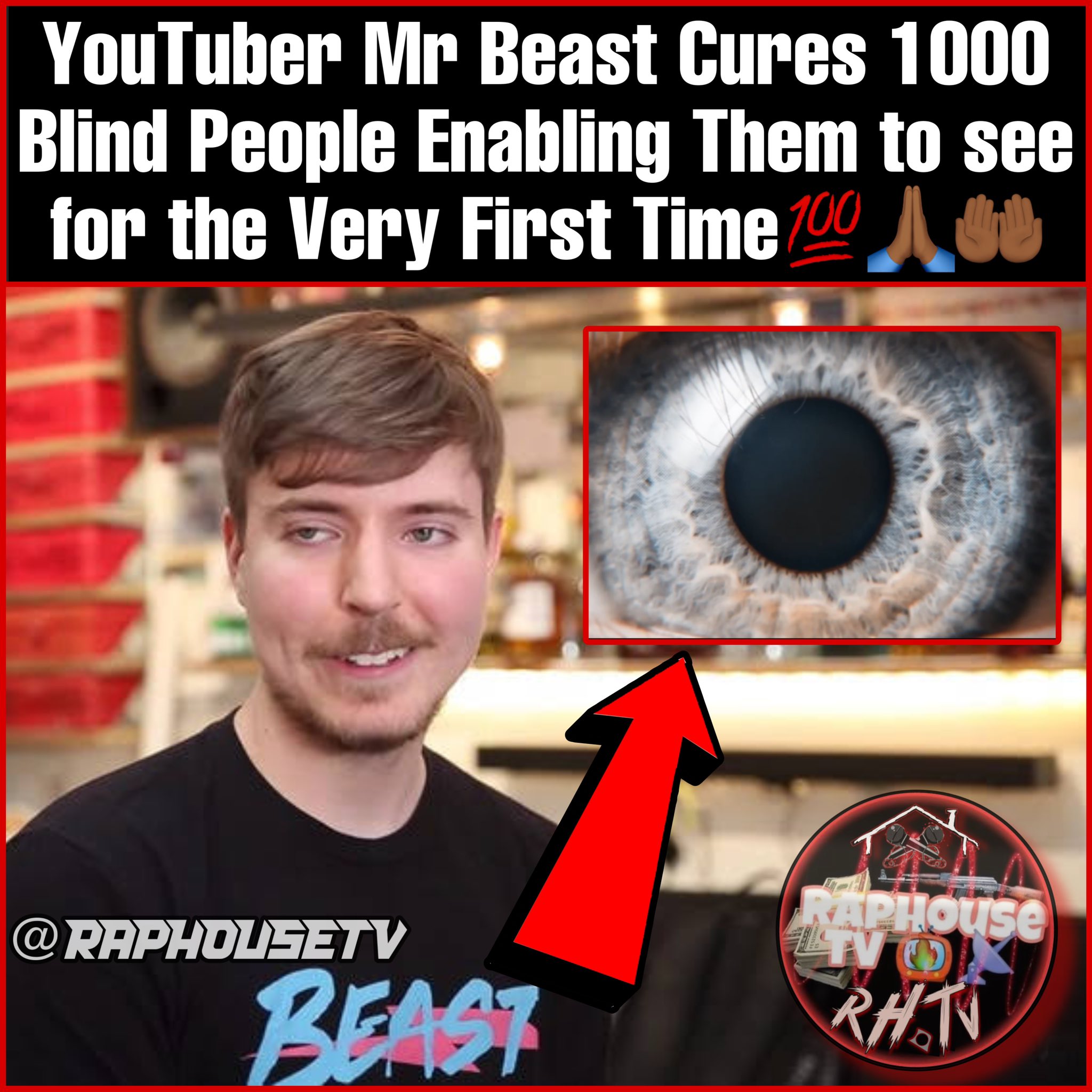 Popular r Mr Beast Helps 1000 Blind People to See First Time in  Life; Patients Expressions Melt Netizens Heart, Watch, Technology News