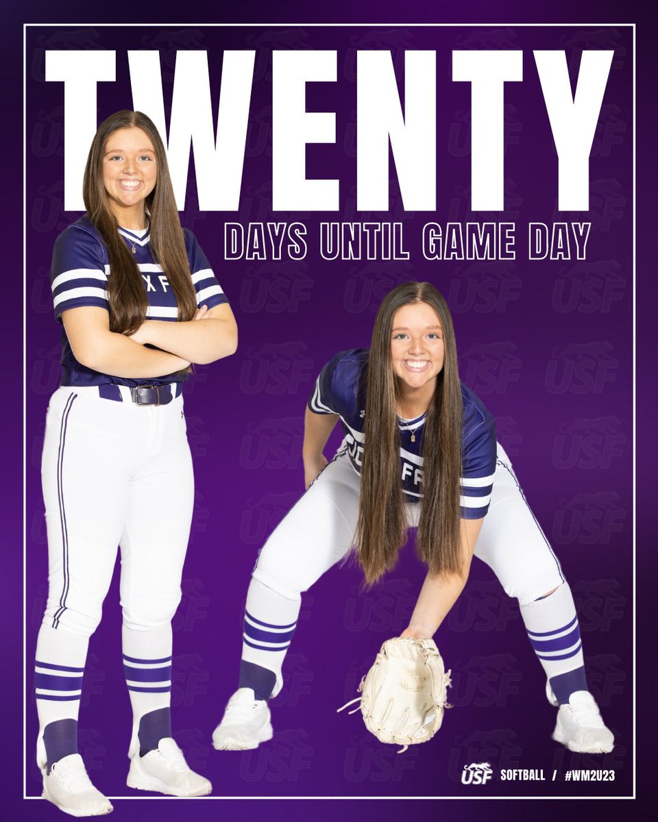 TWENTY DAYS 🗓 

🚺 Kelsey Pauli
📍 Omaha, NE
📚 Freshman
🥎 Infielder