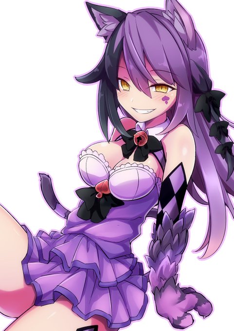 skeb納品しました!魔物娘図鑑のチェシャ猫さんです! 