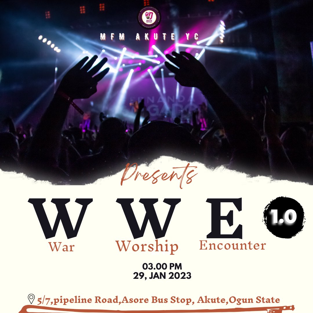 isolomonigbokwe's tweet image. Going to spread #ContagiousFaith at MFM Akute Youth Church. If you’re around Akute, Ajuwon, Alagbole and environs kindly fellowship with us.