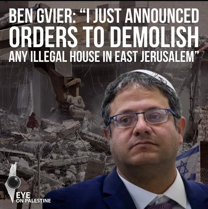 lambbreyani's tweet image. I'm assuming that doesn't include the Palestinian houses already stolen and occupied by illegal Israeli settler colonists. #idfterror