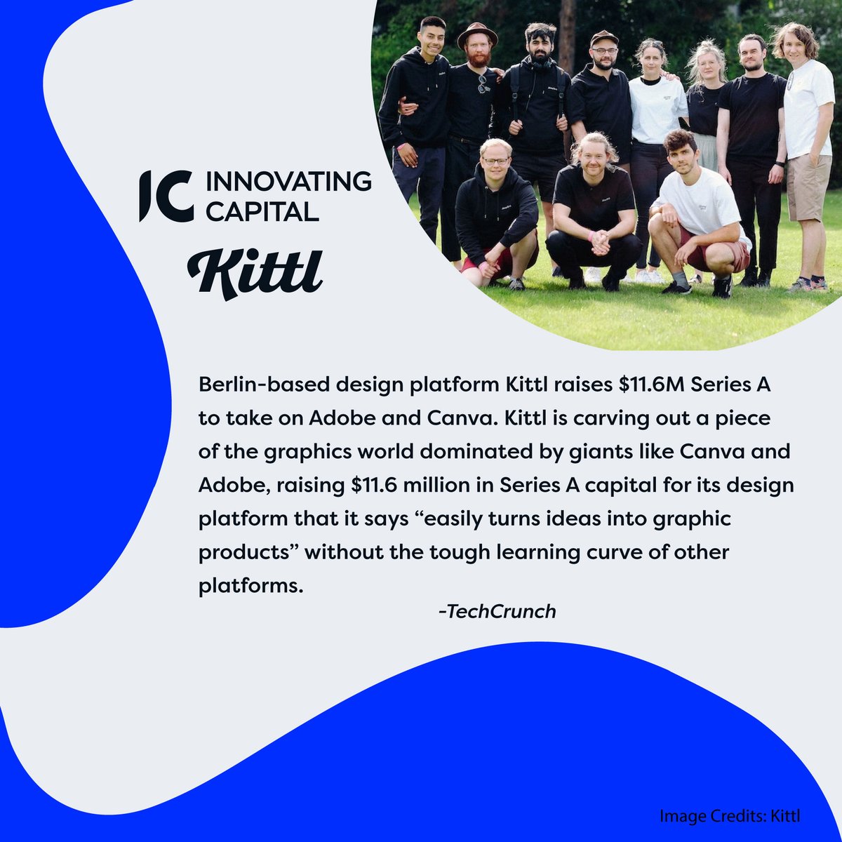 Berlin-based design platform Kittl raises $11.6M Series A to take on Adobe and Canva. 
•
#kittl #berlindesign #seriesa #adobe #canva #graphicdesign #designplatform #easeofuse #investment #startupnews #techcrunch #designplatform #seriesacapital