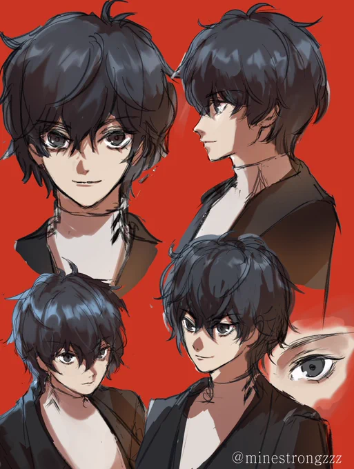 P5主人公らくがき 