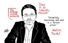ArrestedLawyers's tweet photo. Dear @channeldraw drew for the memory of 3 colleagues who died in Turkish prisons after being detained unlawfully. https://t.co/fgBMDwCNmt