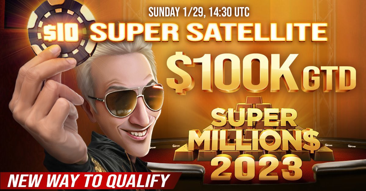RobinPoker_'s tweet image. Big Sunday Stream! 

This $10 satellite for the $10K Super Millions is just about to start, fingers crossed I’ll be playing in a $10K later on 🤞

➡️RobinPoker.tv