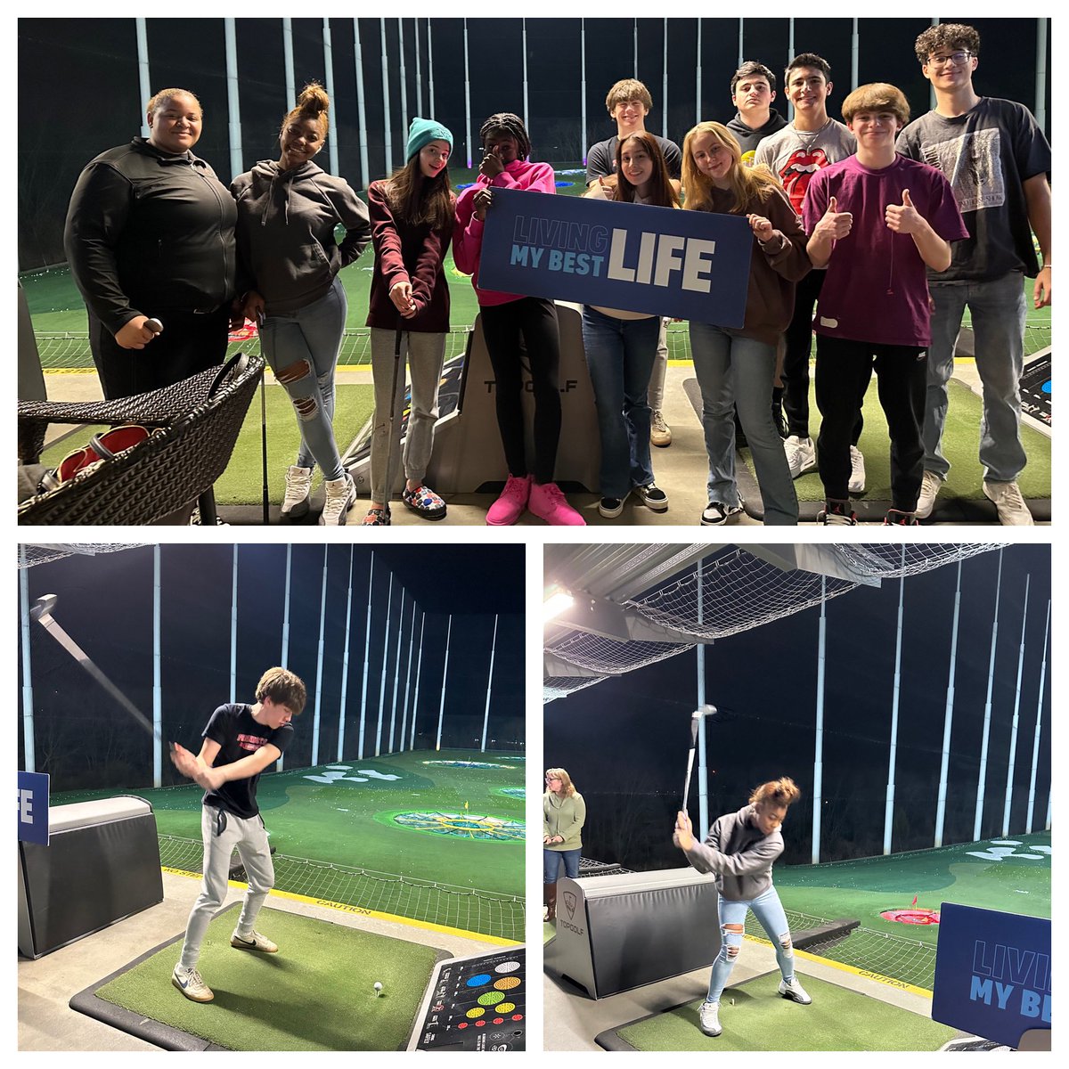 TPS_ResLife's tweet photo. @tps_news It was a fun Saturday night at @Topgolf  ⛳️ for our residential students! https://t.co/TkTU9apBZs