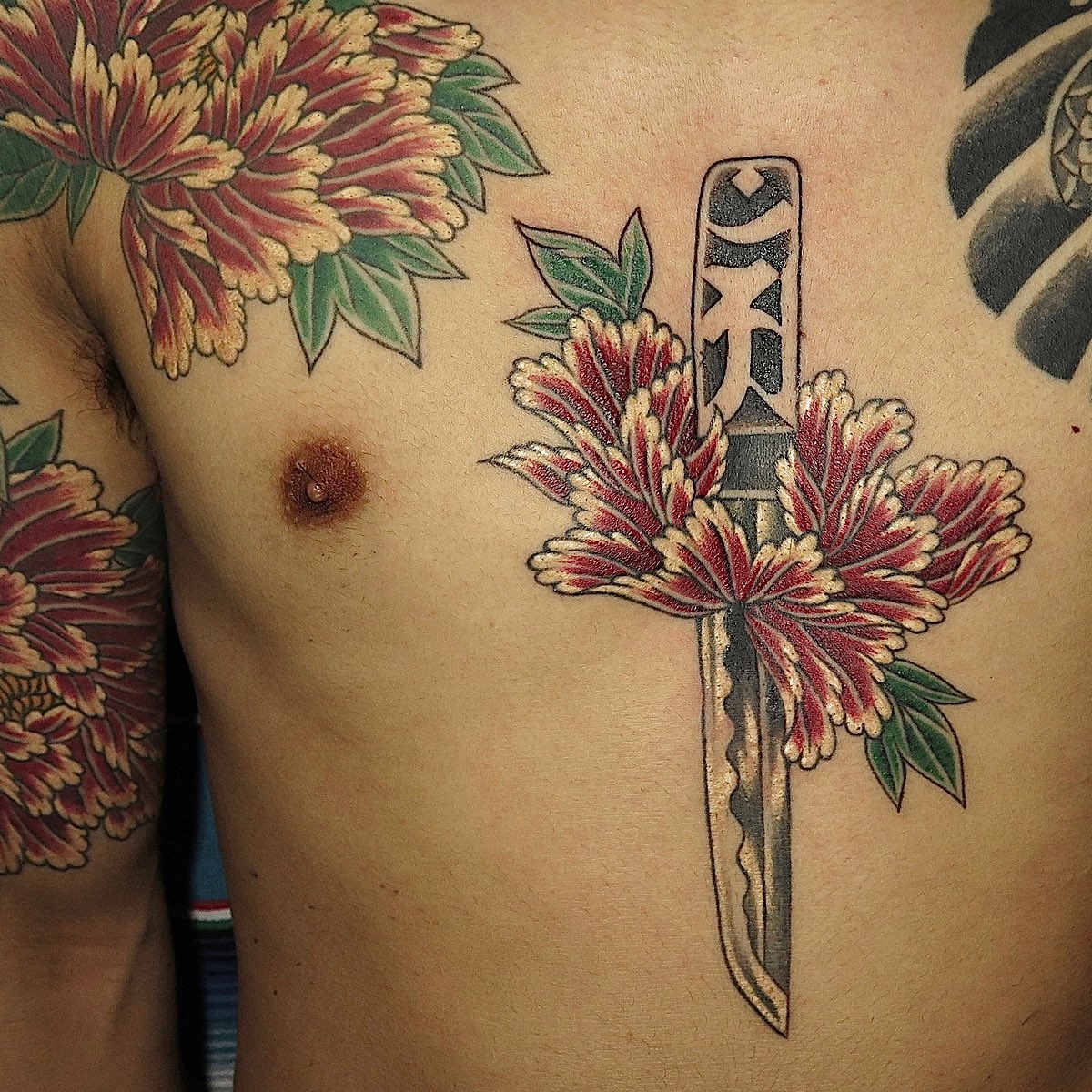 牡丹　#PeonyTattoo