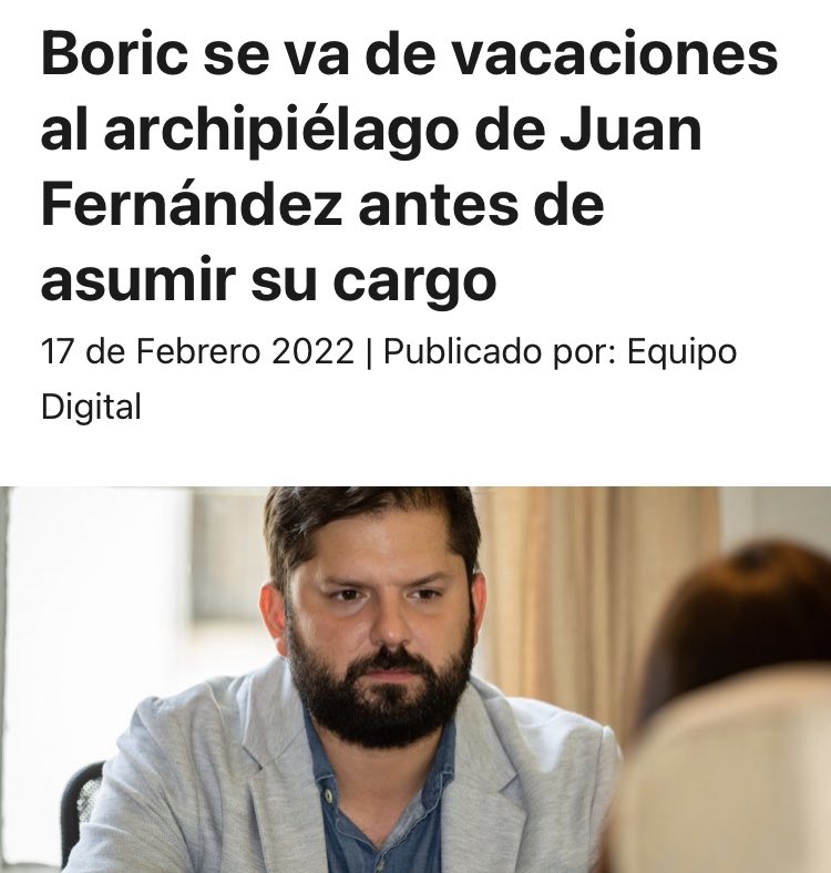 Rodrigo16427424's tweet photo. Recuerdan que hizo @GabrielBoric cuando salió electo?
Venía de un mes de no ir a trabajar por estar en campaña, pasó de diciembre a marzo sin “trabajar”. Cobró cada mes, pagó a su staff de diputado cada mes, no legisló. Ahora el perla “toma +vacaciones”?
#MerluzoFlojeras https://t.co/MP58C1yk4u