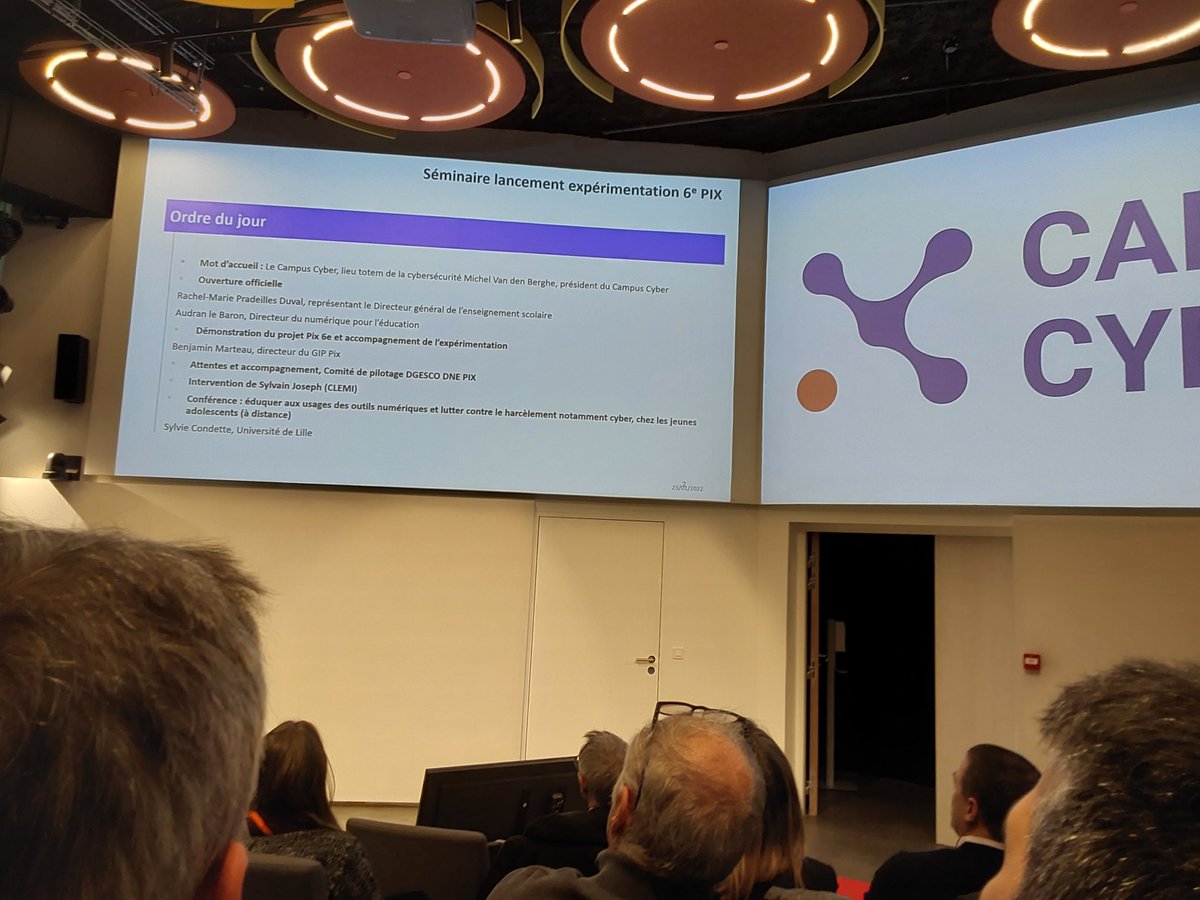 Marie_AdNormand's tweet photo. 🔙Séminaire national #Dgesco et @Edu_Num ce 23 janvier => Rencontre au @CampusCyberFr des ambassadeurs #PIX et #HarcelementScolaire pour accompagner ensemble l'attestation #PIX à destination des élèves de 6e #pHARE @acbesancon 
🙏pour toutes ces interventions https://t.co/mHvthn2vCH