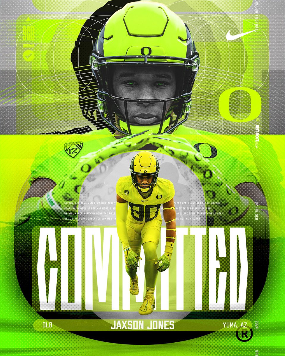 After a great weekend at the University of Oregon I am happy to say I am committed ! Thank you to all coaches who recruited me but my recruitment is now 100% closed #ScoDucks