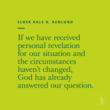 ItinerantReadr's tweet photo. How do we ensure that revelation is coming from heaven and not ourselves? How do we restrain the "personal" and magnify the "revelation"? #weeklyconferencequote #GeneralConference #ElderRenlund #PersonalRevelation https://t.co/z1OeQtu96m