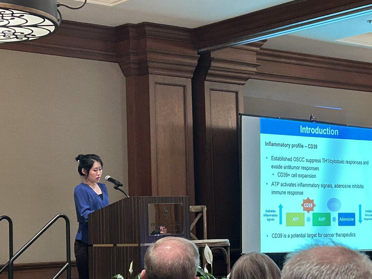 Student scholarship presentation at the Al-Fl-GA meeting.