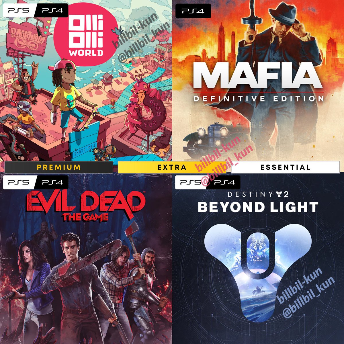 PlaysiLounge's tweet photo. #PSPlus |
Ein Leak verrät die kostenlosen Games der Essential Stufe für Februar!
➡️ #EvilDeadTheGame
➡️ #OlliOlliWorld
➡️ #MafiaDefinitiveEdition
➡️ #Destiny2BeyondLight (DLC)
Quelle: @billbil_kun https://t.co/EFdFIDLLOX