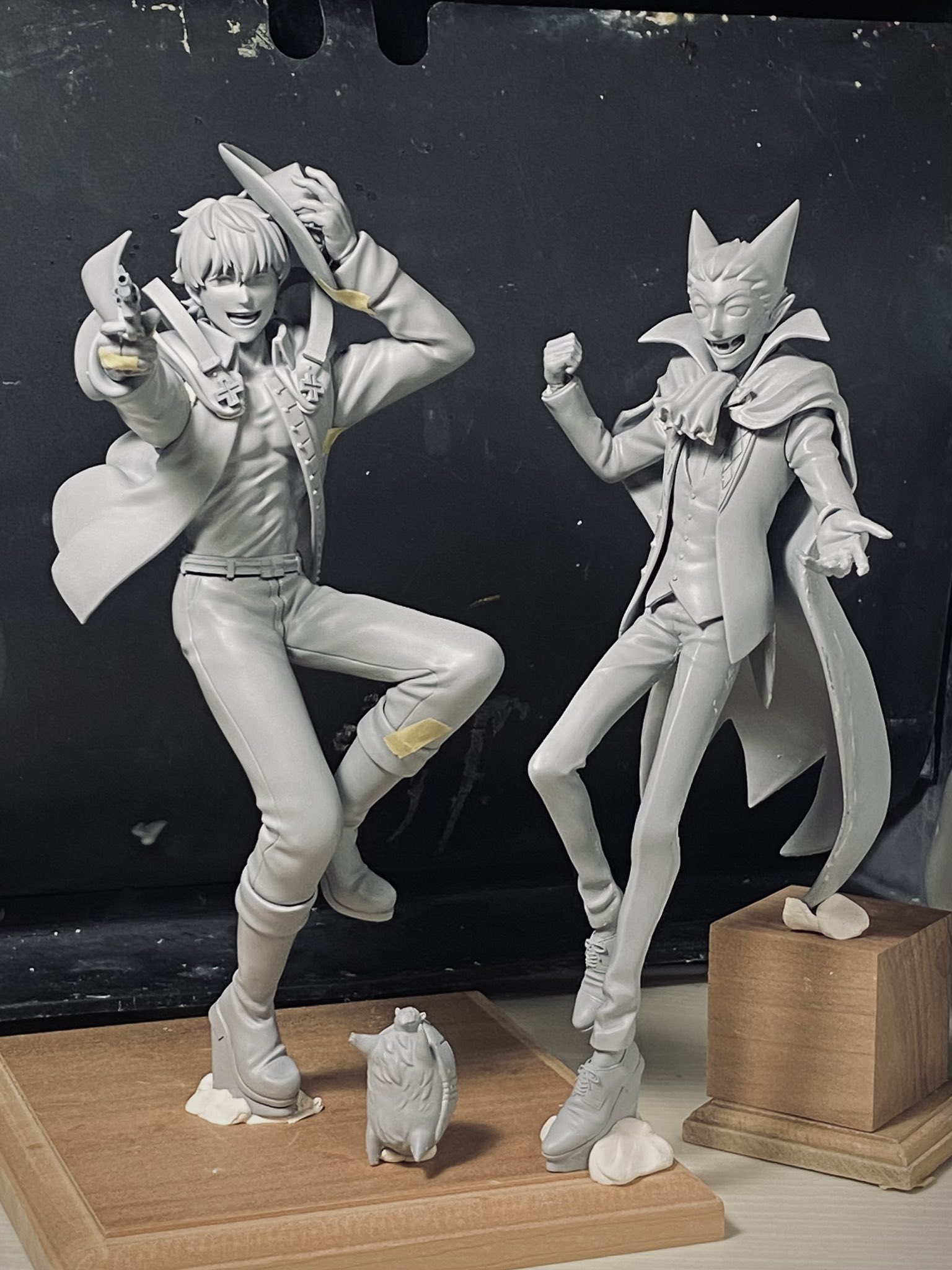 ドラルク&ジョン 吸血鬼すぐ死ぬ ガレージキット 一日屋様原型