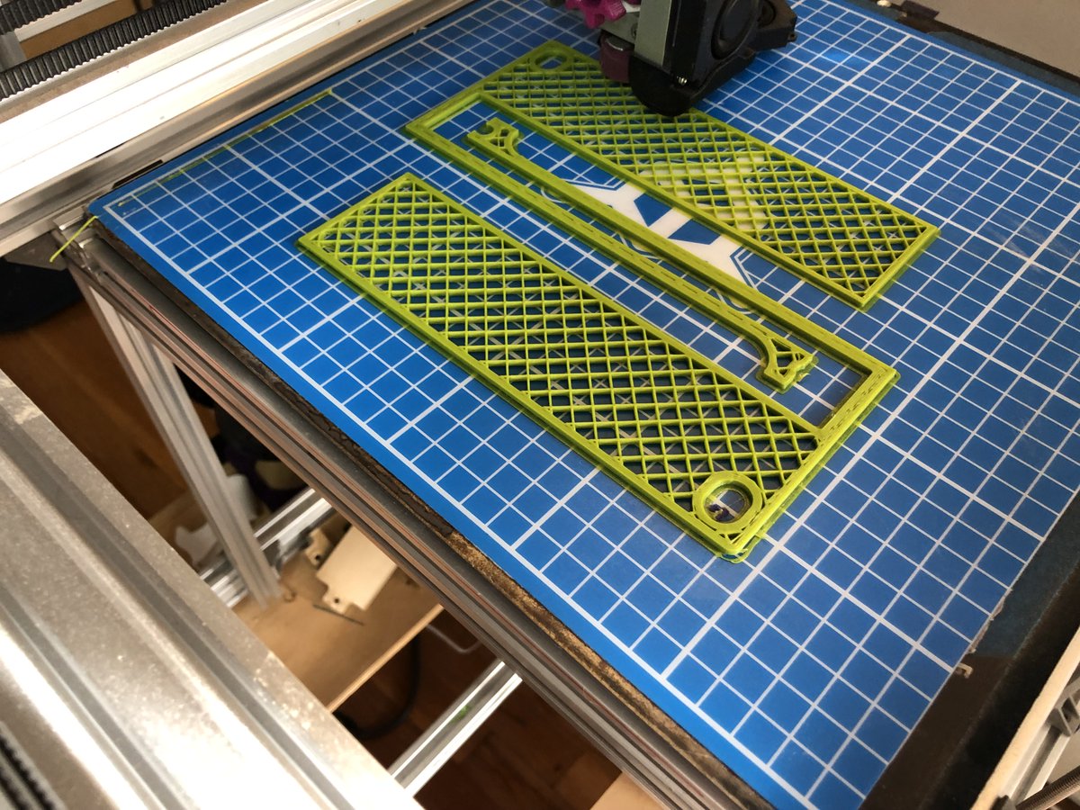 Prototyping 101- why waste time and materials printing top and bottom layers when it's just to test alignment and fit. actually advantage of NOT printing top/bottom layers is you can see thru and ID other possible issues!