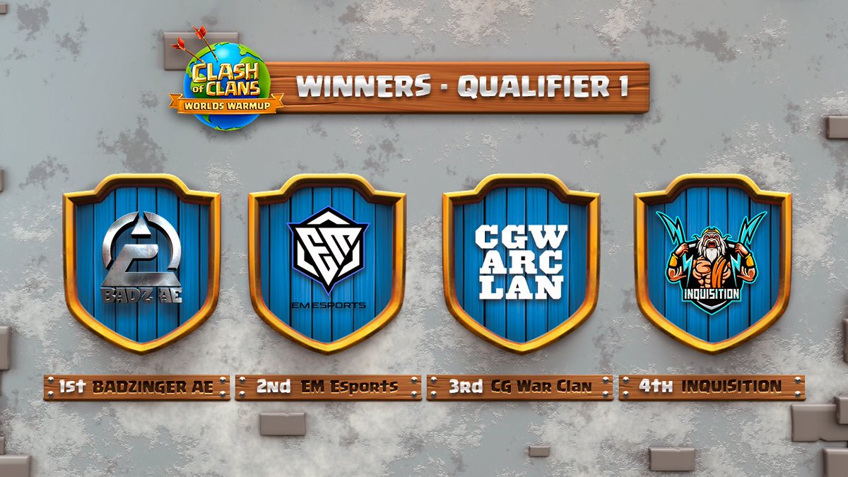 QuesoCupTV's tweet photo. Congratulations to the first four winners‼️

See you all next weekend for the Open Qualifier 2 🔥
#ClashWorlds | #ClashEsports https://t.co/rbdf7Fa7Fe
