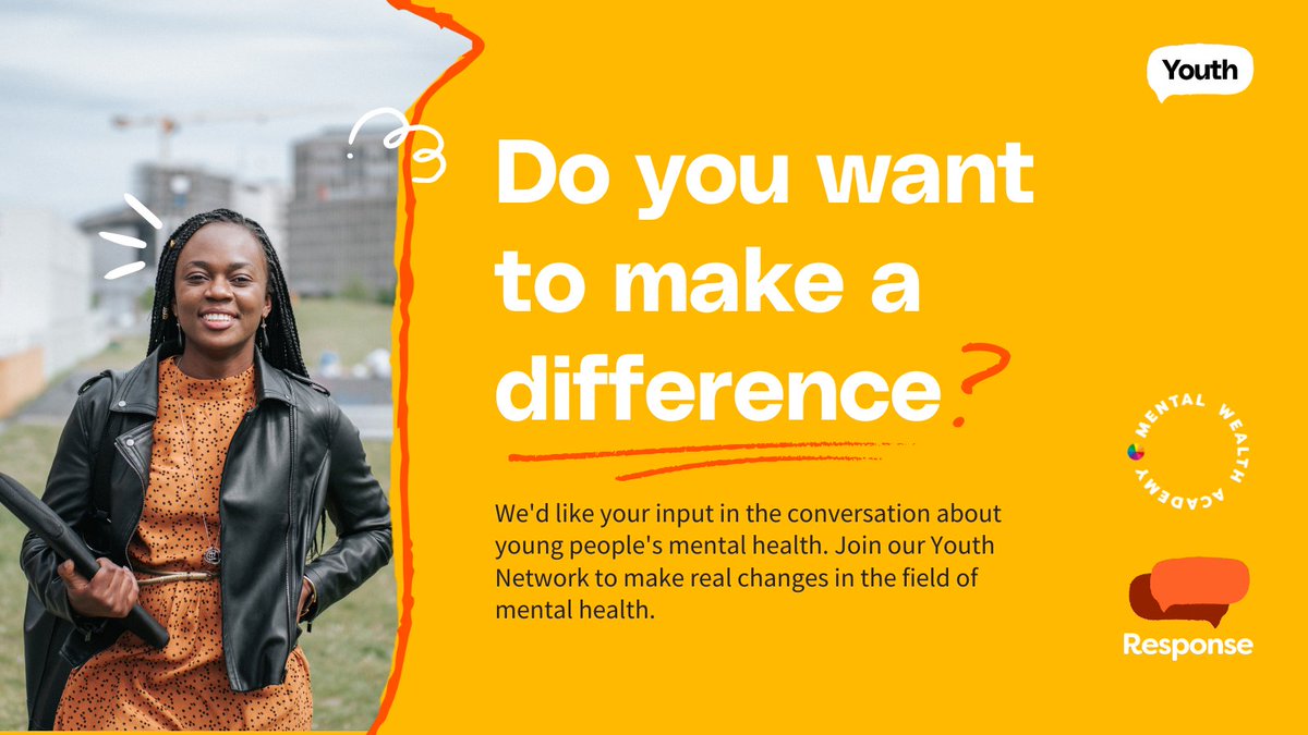 ReframeSupport's tweet image. 📢 Calling all 14-25-year-olds interested in #MentalHealth, digital media and influencing real change.

Join our Youth Network with @responseorg and advocate for young people&apos;s mental health. 🧠

Group meetings take place every two weeks.

Sign up here 👉🏾 ow.ly/ZICf50LAtgR